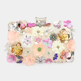SENSIBLING:  SEQUIN FLOWER CLUTCH/BAG