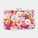 SENSIBLING:  SEQUIN FLOWER CLUTCH/BAG