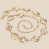 ANARCHY STREET:  SEASHELL LINK CHAIN BELT