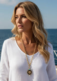 ANARCHY STREET:  MEDALLION PENDANT NECK