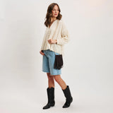 MODA LUXE:  RIVER SUEDE FRINGE XBODY BAG