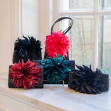 LISI LERCH:  RUBY SCALLOP CLUTCH