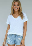 ERIN GRAY:  S/S VINTAGE LOW-KEY V TEE